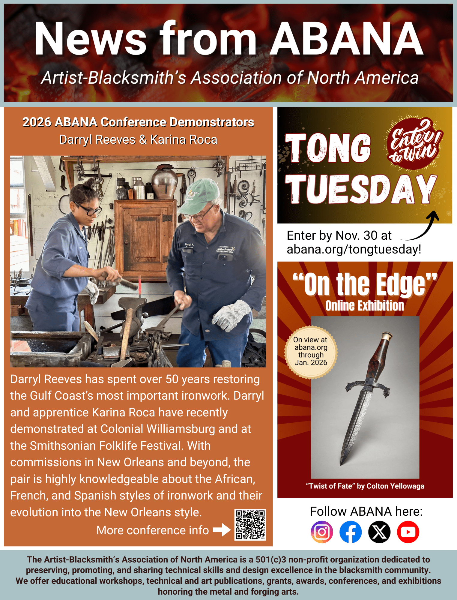 Oct 15 – Nov 30 2025 News from ABANA